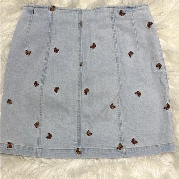 💙 Tinseltown Blue Mini Pencil Skirt – Chic Fitted Skirt | Casual Cute Everyday - Picture 5 of 6